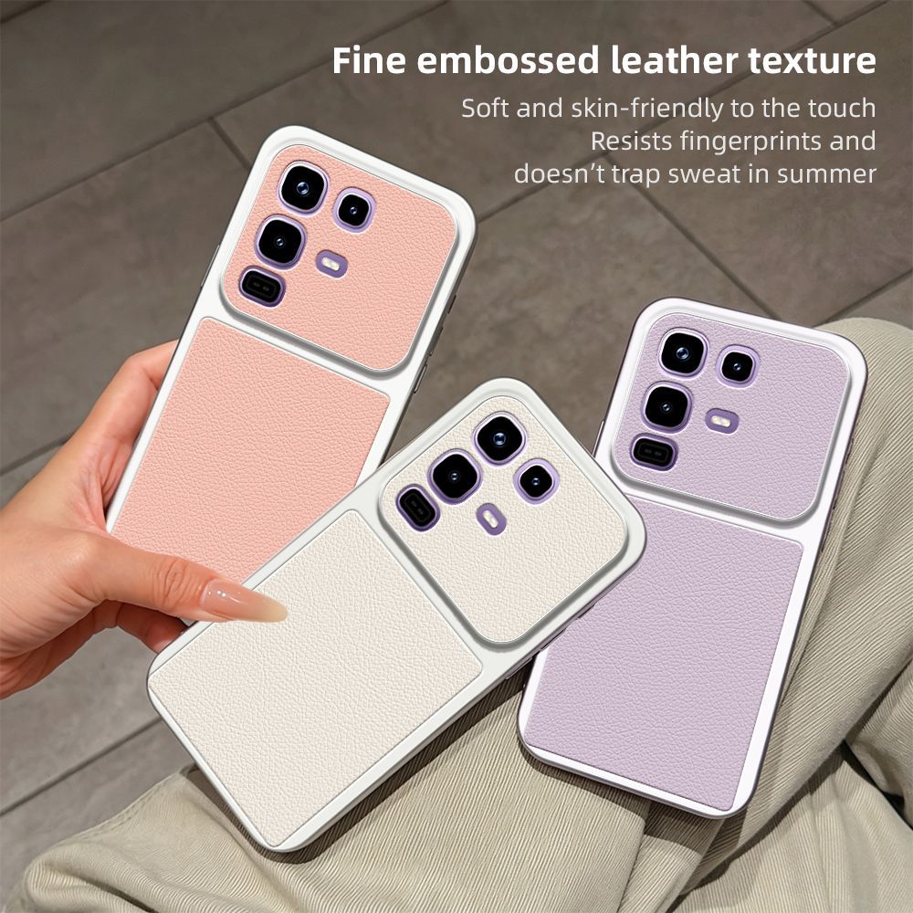 Luxury Faux Leather Phone Case for Infinix Note 50 Pro 4G Anti‑Slip Anti‑Fingerprint Soft TPU Bumper Case