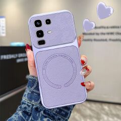 Luxury Magnetic Faux Leather Phone Case for Infinix Note 50 Pro 4G Anti‑Slip Anti‑Fingerprint Soft TPU Bumper Case