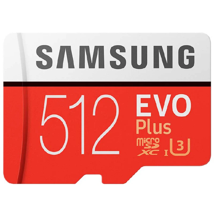 Samsung 32GB 64GB 128GB 256GB 512GB 1TB 2TB EVO Plus U3 SDXC Flash Memory Card 32G 64G 128G 256G Class 10 MicroSD Mini Micro TF SD Card for Cell Phones Laptops Cameras