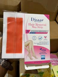 Disaar HAIR REMOVAL WAX STRIPS Skin Normal Quick Lasts 6 Weeks CUCUMBER SAGE EXTRACTS VEGAN Ready to Use jm