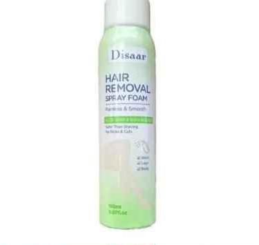 Disaar Hair Removal Spray Foam Painless & Smooth Depilatory Effective On Legs, Hands, Bikini, Armpit with Rose Jojoba Seed Oil, Lemon Argan Oil, Aloe Vera Shea Butter