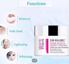 Dr. Rashel White Skin Fade Spots Night Cream Arbutin Niacinamide