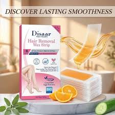 Disaar HAIR REMOVAL WAX STRIPS Skin Normal Quick Lasts 6 Weeks CUCUMBER SAGE EXTRACTS VEGAN Ready to Use jm