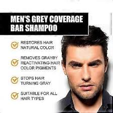 Shampoo Bar For Black Hair Repair And Moisturizer Mane Black Reverse Bar Soap Cover Bar Soap For Black Hair For Men Hair Coverage