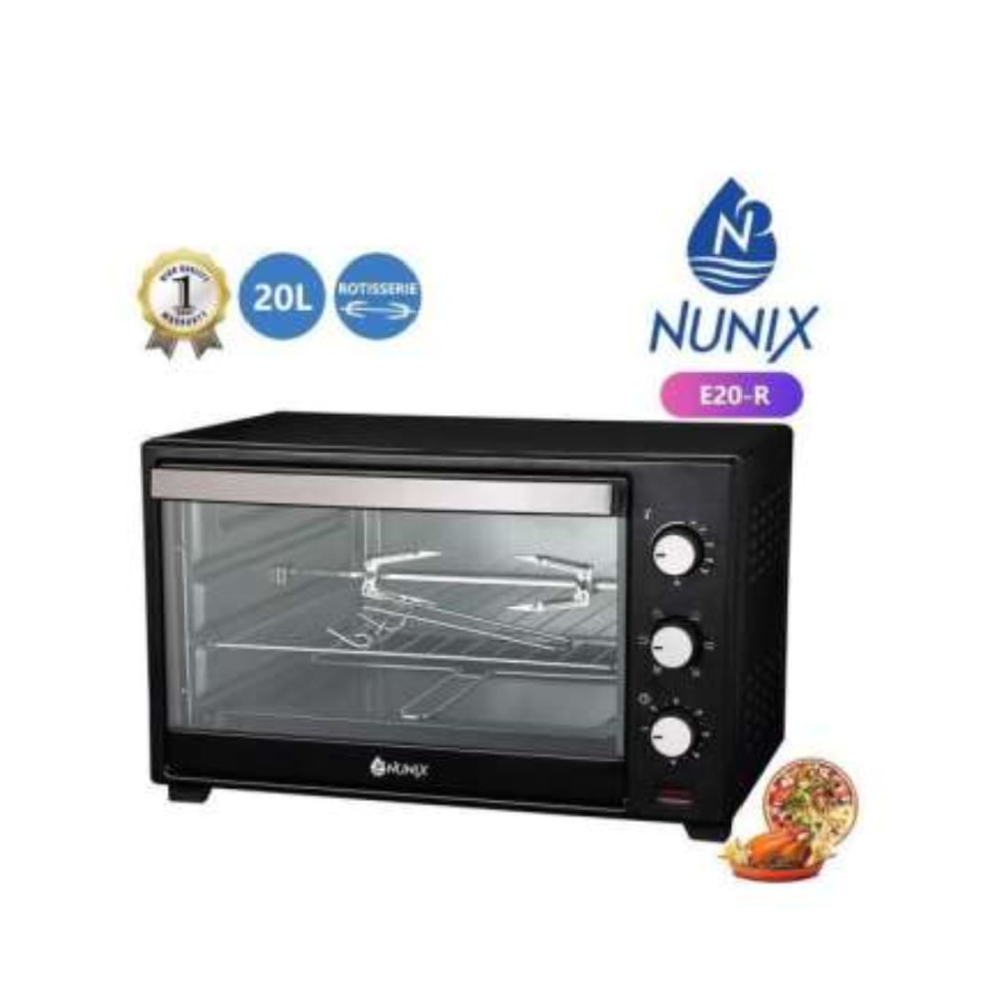 Nunix E20-R 20L Electric Oven with Rotisserie
