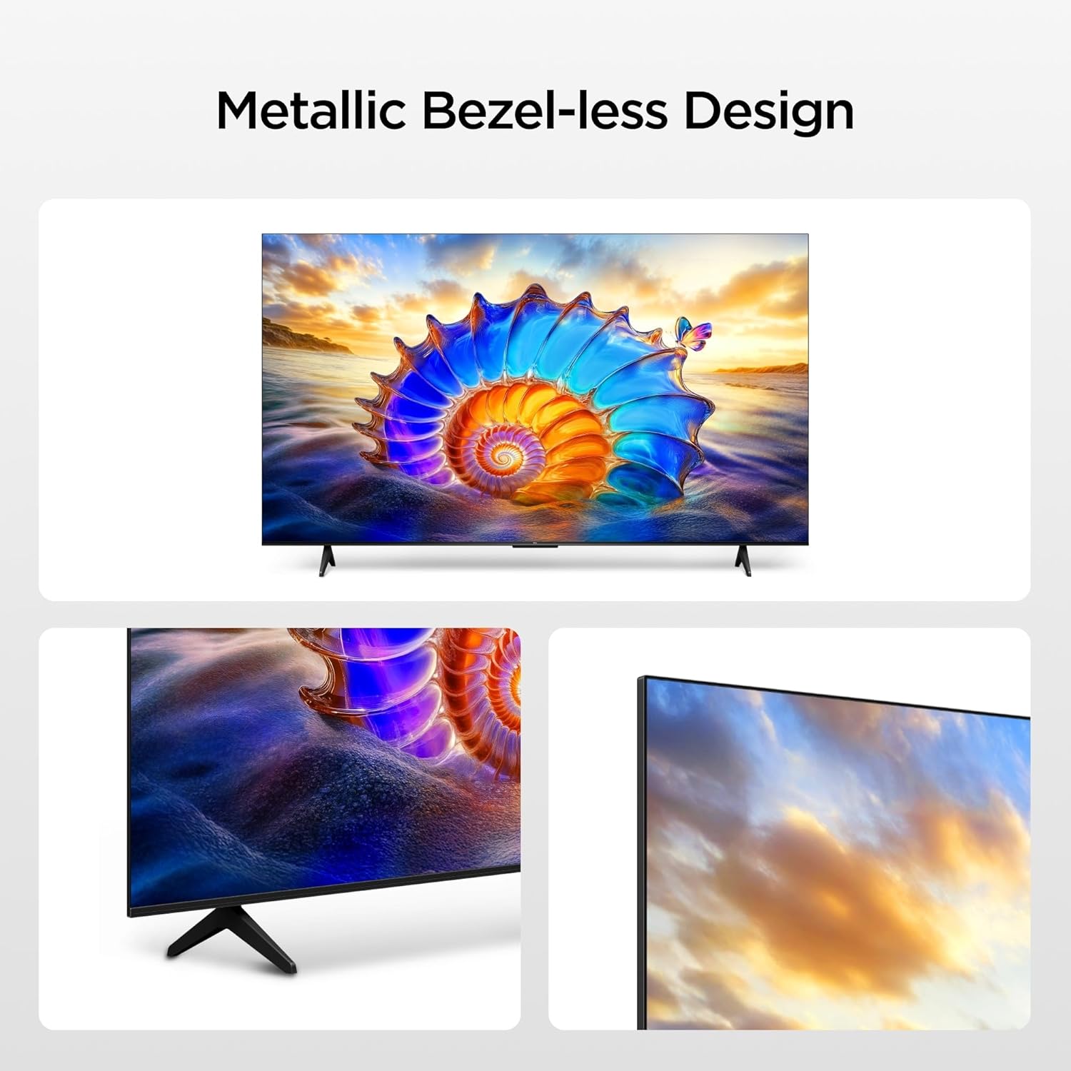 TCL V6D  43" Inch,FRAMELESS, 4K Ultra HD Smart LED Google/Android TV,Bluetooth-Enabled++FREE WALL BRACKET+TV GUARD+1 YEAR WARRANTY