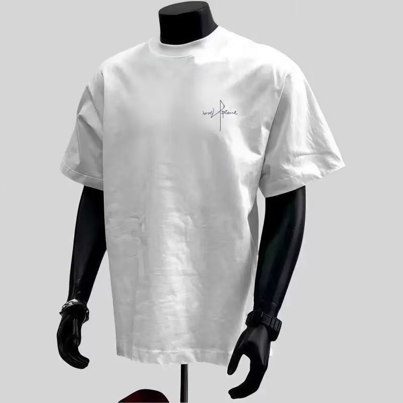 100% Cotton Men’s T-Shirt, Summer Loose-Fit Casual & Sports Short Sleeve Tee, Versatile Basic Top For Commuting And Workout