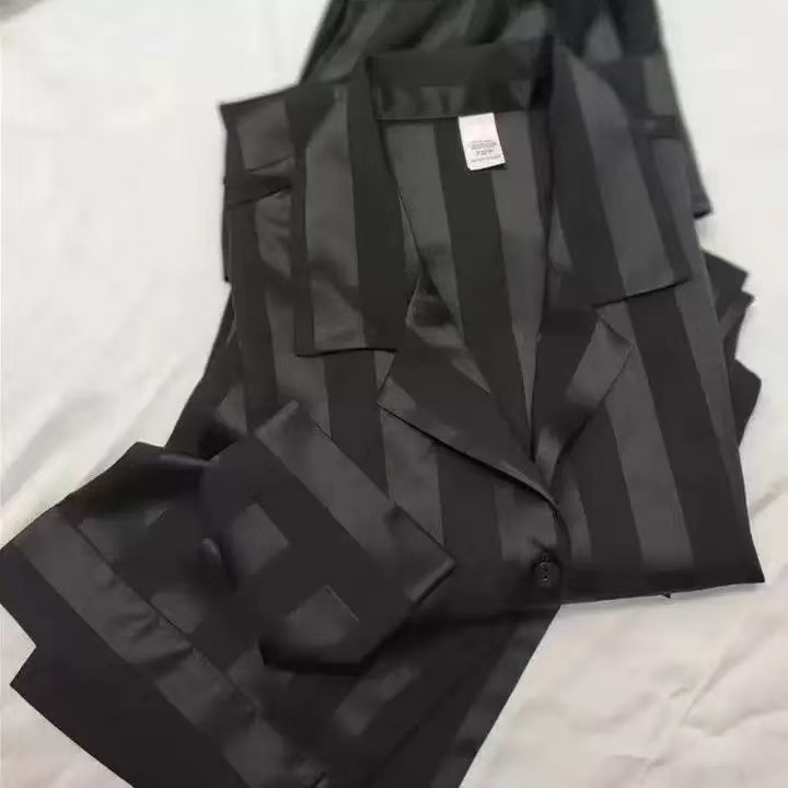 2026 Pajamas Women Loose Thin Simple Ice Suit Advanced Sense Women's Sleepwear Pajamas of Summer Home Wear