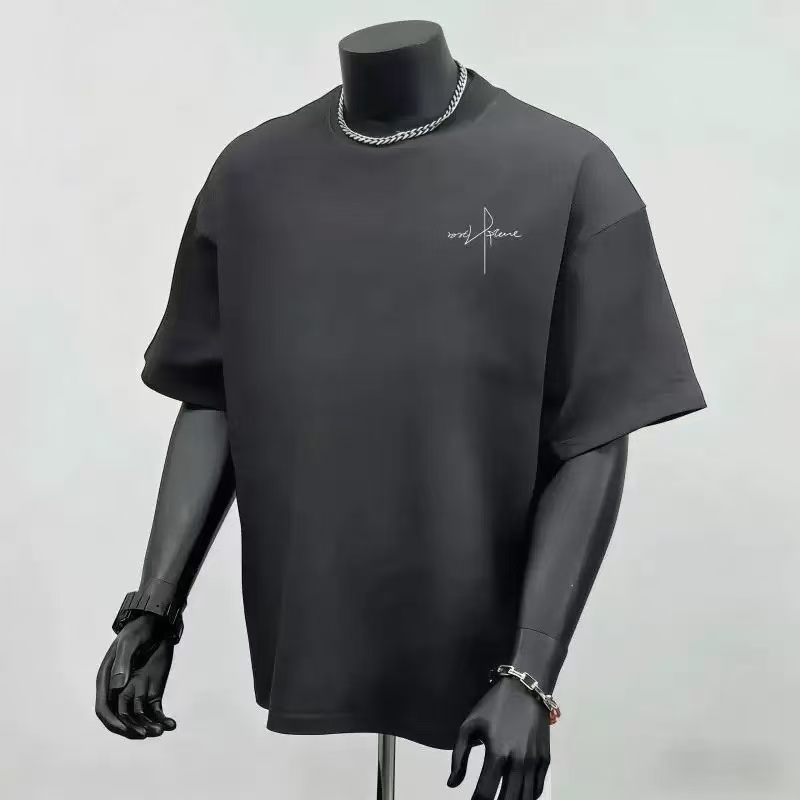100% Cotton Men’s T-Shirt, Summer Loose-Fit Casual & Sports Short Sleeve Tee, Versatile Basic Top For Commuting And Workout