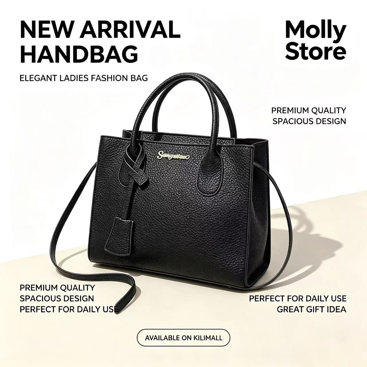 Autumn and Winter Lychee Pattern Crocodile Crossbody Bag Korean Version Candy Color Zipper Bag Diagonal Handbag