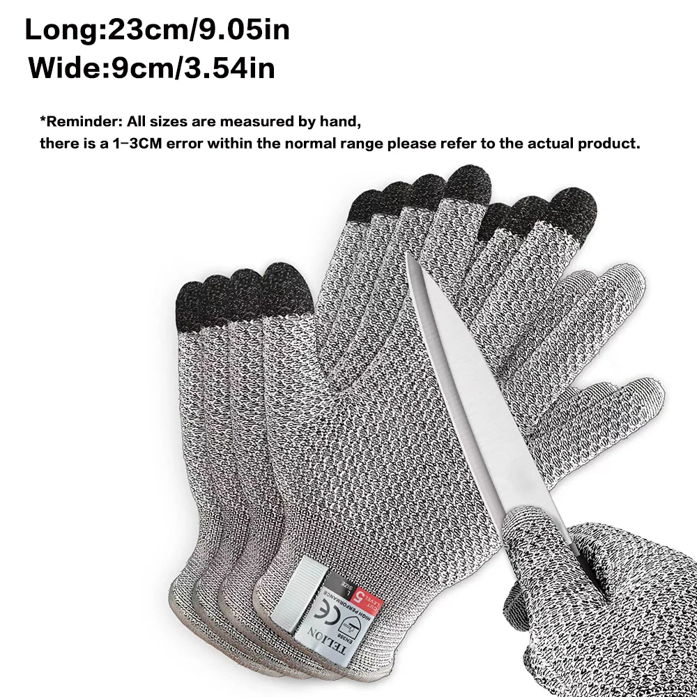 Anti Cutting Touch Screen Anti Cutting Gloves Kitchen Food Grade Slaughter and Fish Killing anti Cutting Gloves