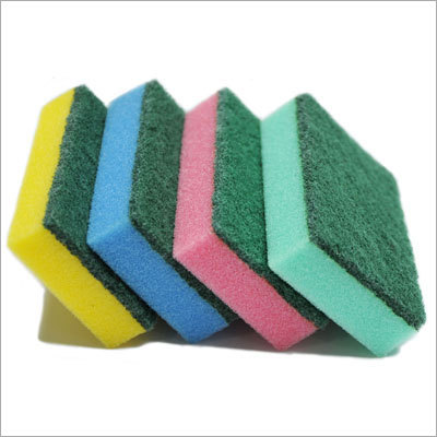 12 PIECES Double-Sided Strong Non Scratch Cleaning Dishes, Utensils Decontamination Sponge Kitchen Cleaning Wipe Magic Mop Scouring Pad Kitchen Dish Brush