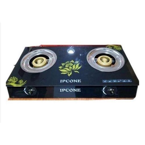 IPCONE 2 Gas Cooker 02 Glass Top Double Burner Gas stove【flowers pattern random】gas cooker 【hot】gas cooker/stove gas cooker cooking gas cooker burner gas cooker stainless