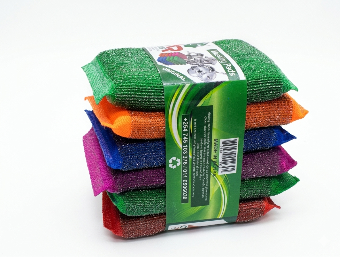 6PCS Kitchen sponge/scrubber cleaning tool 6Sponge Scouring Pads Dish Washing Cleaning Scrubber + 6Pcs Double Side Dishwashing Sponge / Scrubber Dish MULTIPURPOSE for tiles, bathroom, kitchen, sufuria
