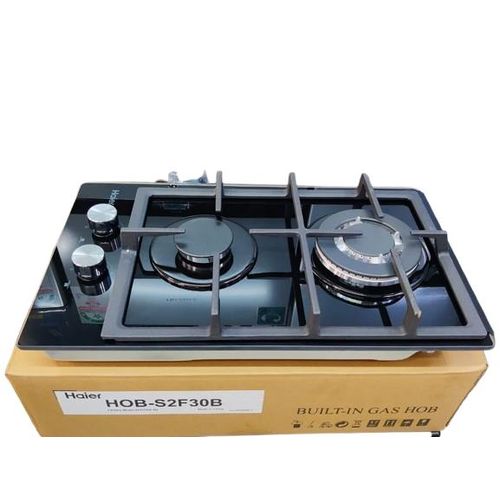 Haier Hob 2 Burners with WoK Burner Built-in Cooker HOB-G32CTB