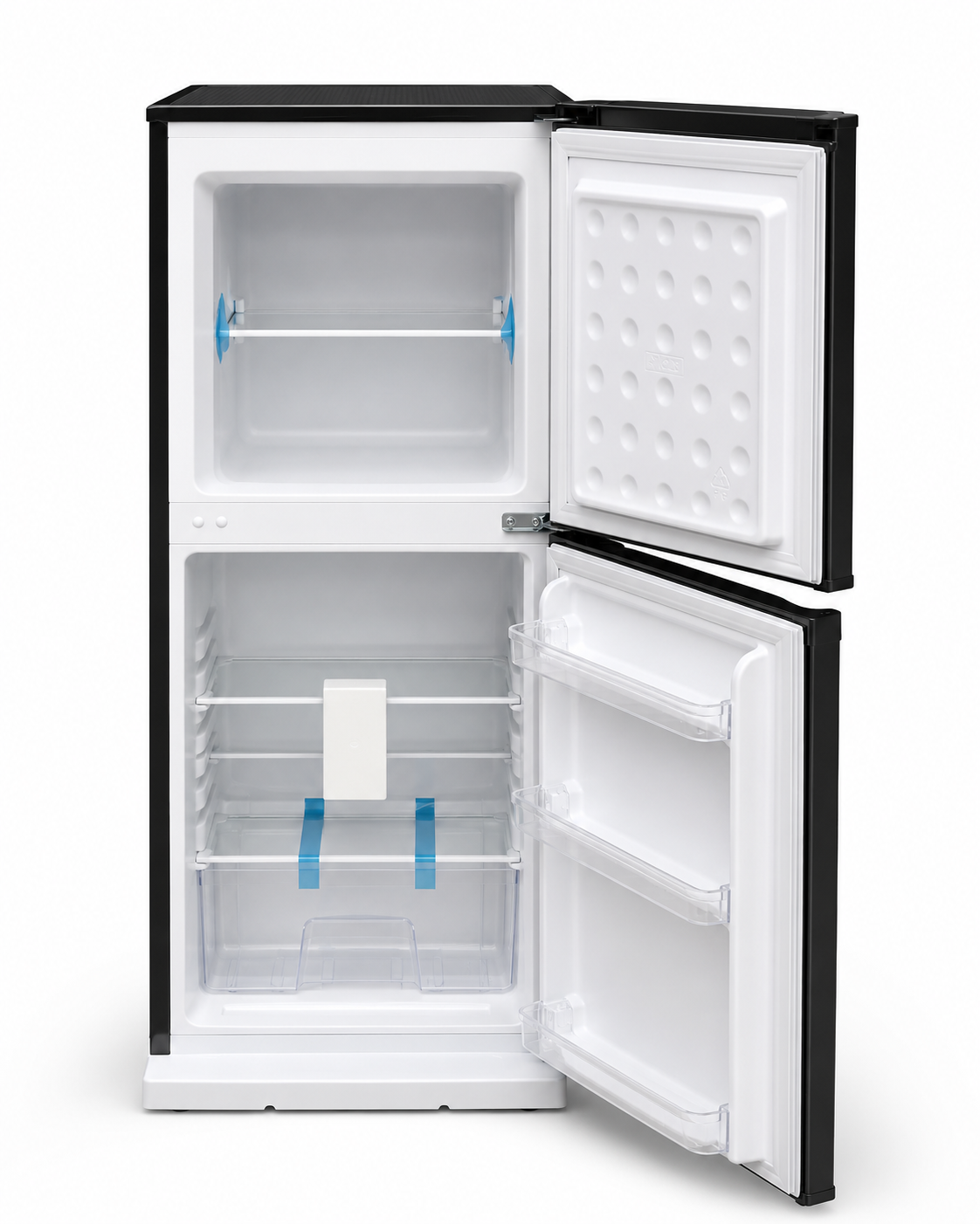 Gnix 138litres single door frost fridge FR168 black With Free Gifts