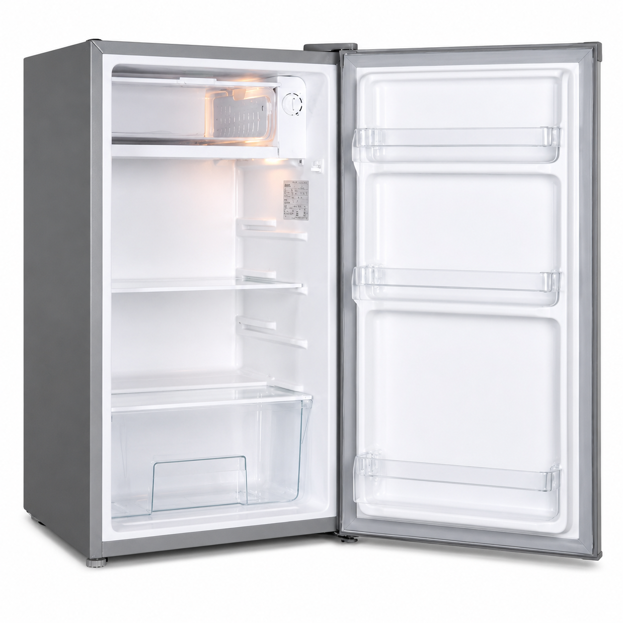 Smartpro  SFR-120-DT-I Single Door Refrigerator, Powerful Cooling, Energy Saving 90 Litres - Silver (5YR WRTY).