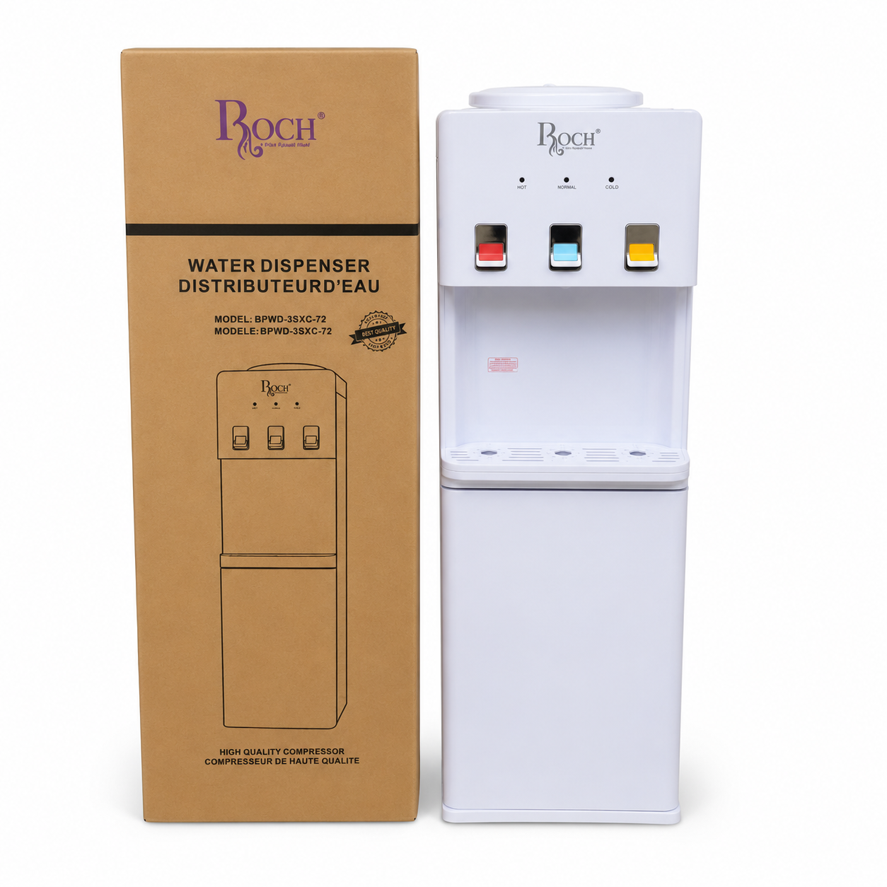 Roch Dispenser Hot, Normal and Cold Water RWD-20C-D(W)