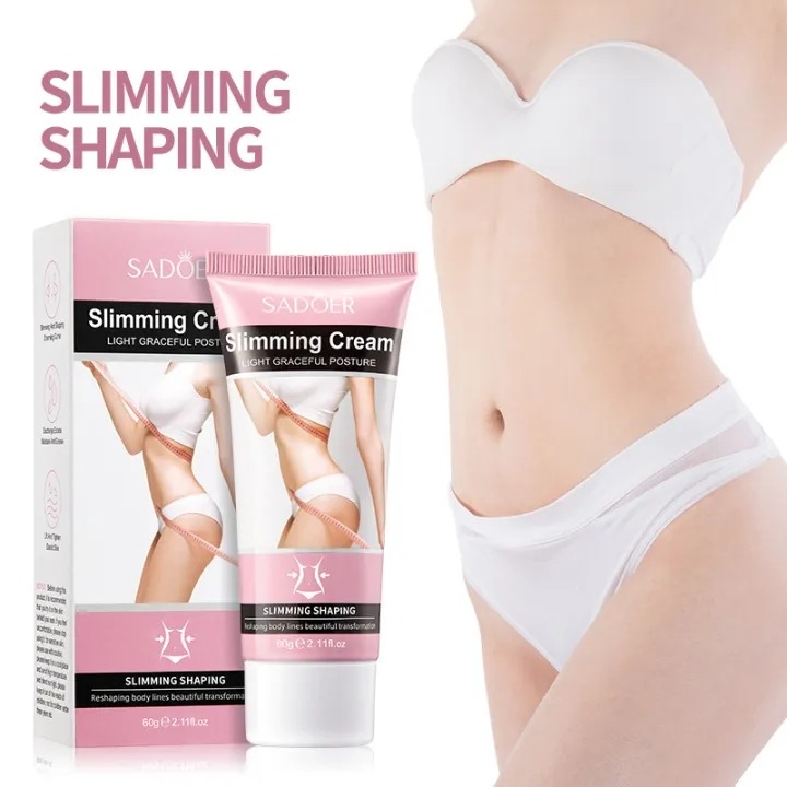 Hot Body Slimming Cream Anti Cellulite Fat Burner Tightens Belly Anti Sagging Sweating Enhancer Abdominal Muscle Shaping Cream Shaping Body Cream Anti-cellulite Firming Abdomen Thigh Legs - SADOER -