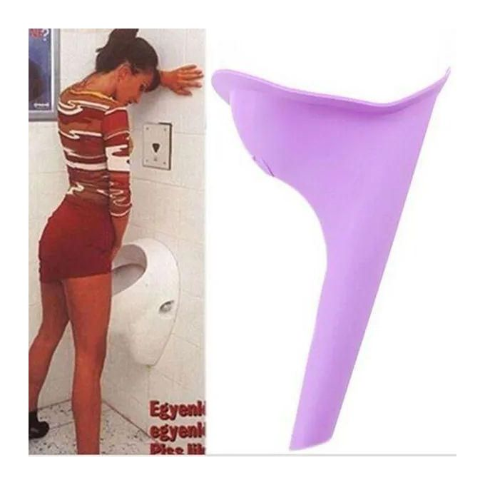 Female Urination Device, Reusable Female Urinal Silicone Women Pee Funnel Allows Women to Pee Standing Up, The Perfect Companion for Camping,Outdoor,Travel -Female Urinal, Reusable-