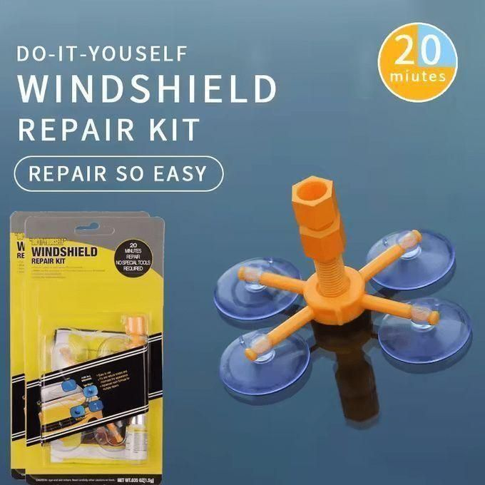 Windscreen Crack Repair Tool Kit Automotive Glass Nano Repair Fluid-Car Windshield Repair Resin Cracked Glass Repair Kit,Glass Corrector Set, Crack Repairing For Car Broken Glass Repair Fluid -