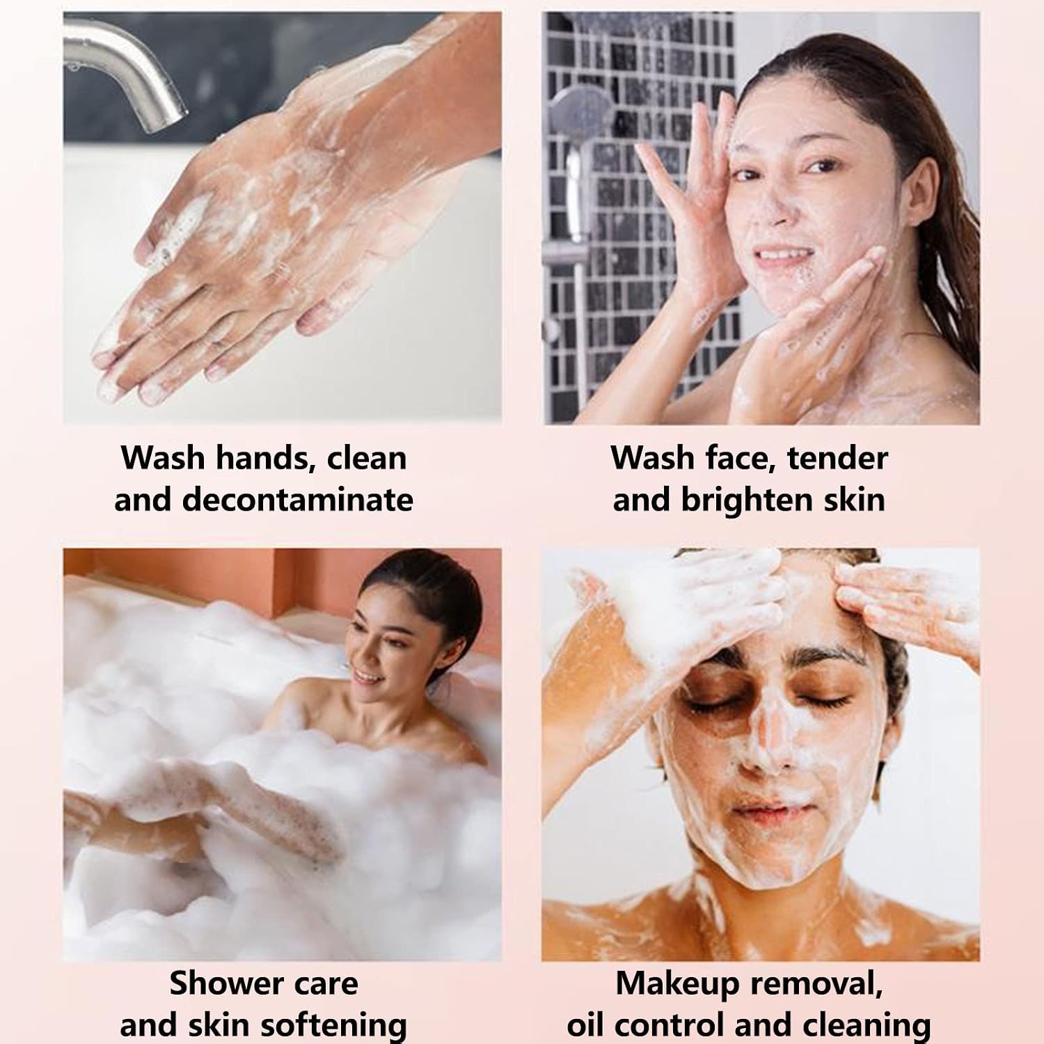 Polygonum Multiflorum Natural Hair Darkening Shampoo Soap, Repair Grey White Hair, Color Dye-for Face, Hair and Body Organic Black Soap to Moisturize and Repair Damages For All Ages Men and Women,80G.