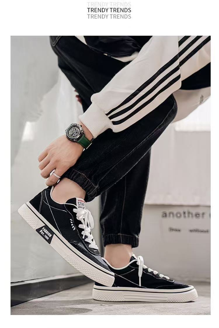 FEELING [New·Hot Sale] Size 40-48 Fashion Sports Men's Shoes Canvas Breathable Men's Shoes Trendy Sports Cas Men's Sports Shoes Men's Running Shoes