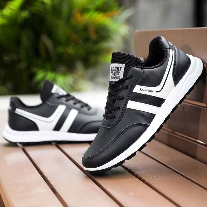 FEELING [New·Hot Sale] Hot Sale Men's Shoes Trendy Fashion Men's Sports Shoes Artificial Leather Men's Casual Shoes Breathable D Men's Running Shoes