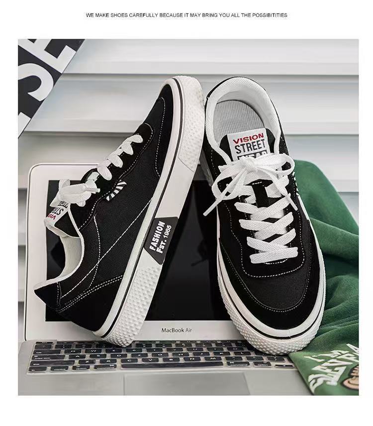 FEELING [New·Hot Sale] Size 40-48 Fashion Sports Men's Shoes Canvas Breathable Men's Shoes Trendy Sports Cas Men's Sports Shoes Men's Running Shoes