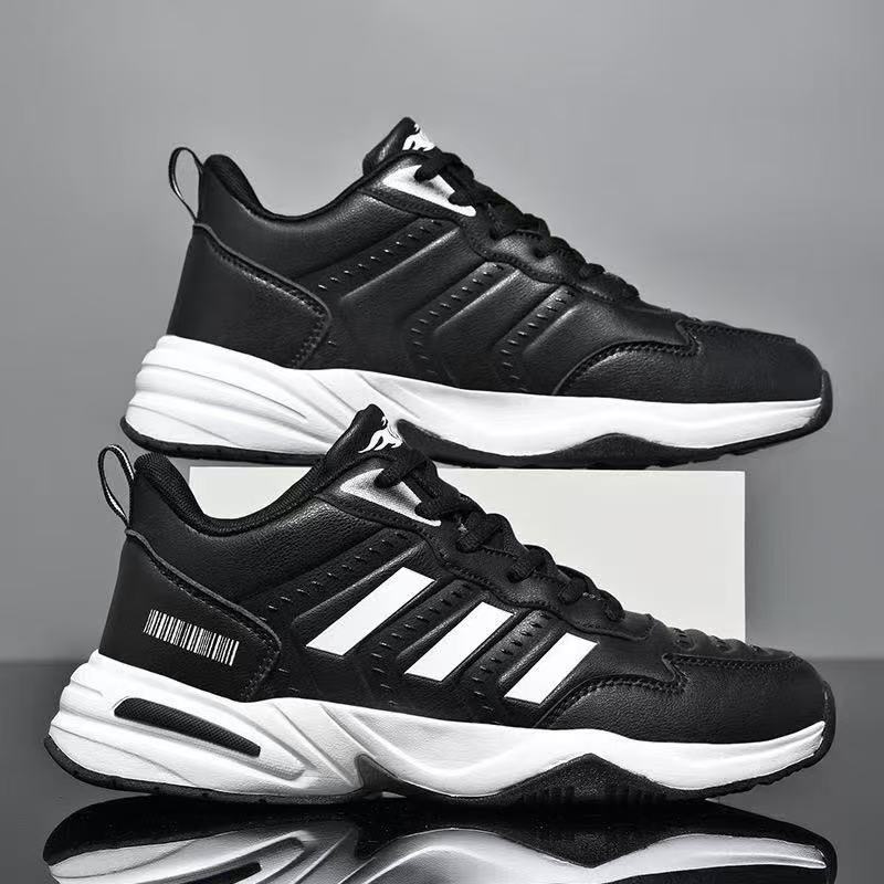 FEELING [New·Hot Sale] Super Hot Sale Men's Shoes Waterproof and Skid-proof PU Leather Men's Sports Shoes Fashion Men's Running