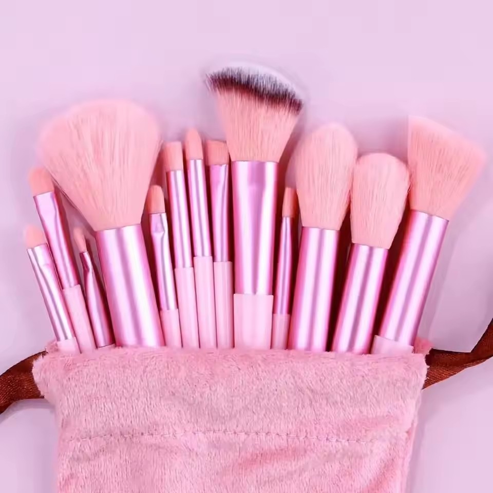 13Pcs Makeup Brushes Set Foundation  Powder Eyeshadow Concealer Blending Makeup brush set Beauty Tool with Storage Bag