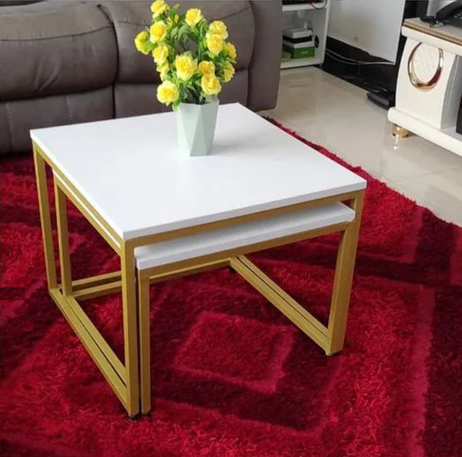 【PROMOTION!】Bree Coffee Table Square Nesting Table Furniture High Quality Durable Classic Sitting Room Coffee Tables
