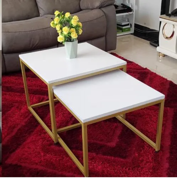 【PROMOTION!】Bree Coffee Table Square Nesting Table Furniture High Quality Durable Classic Sitting Room Coffee Tables