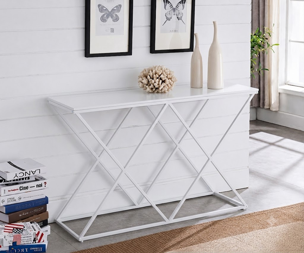 【Promotion】 Modern Luxury Console Table 0.9Mtrs for Living Room, Bedroom or Study Room