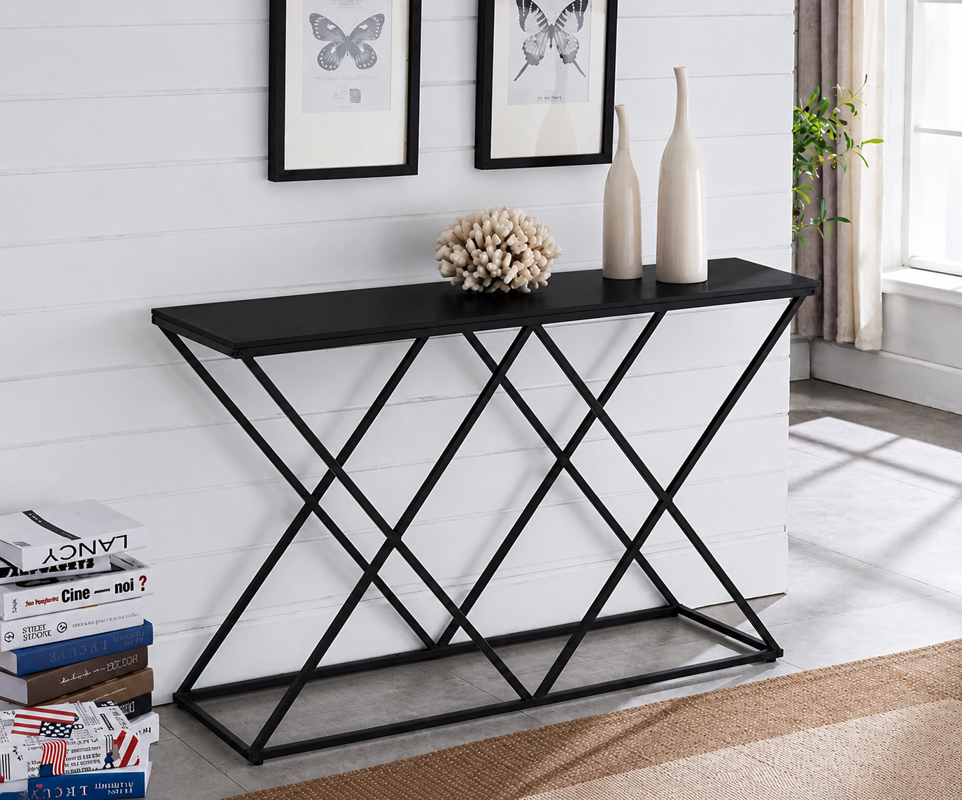 【Promotion】 Modern Luxury Console Table 0.9Mtrs for Living Room, Bedroom or Study Room