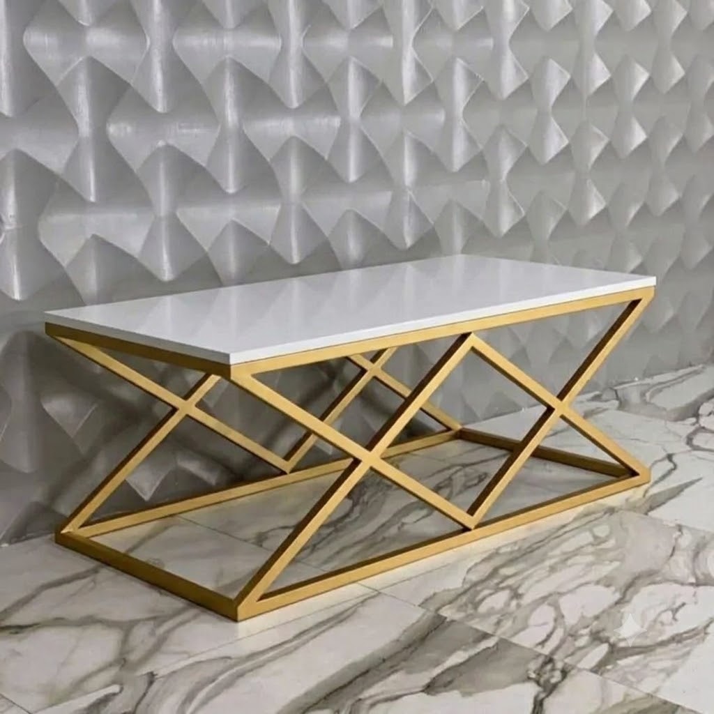 【 Promotion】 Modern 4ft x 2ft  Luxury Nordic Coffee Table Stylish Living Room Center Table with Durable Design & Elegant Finish