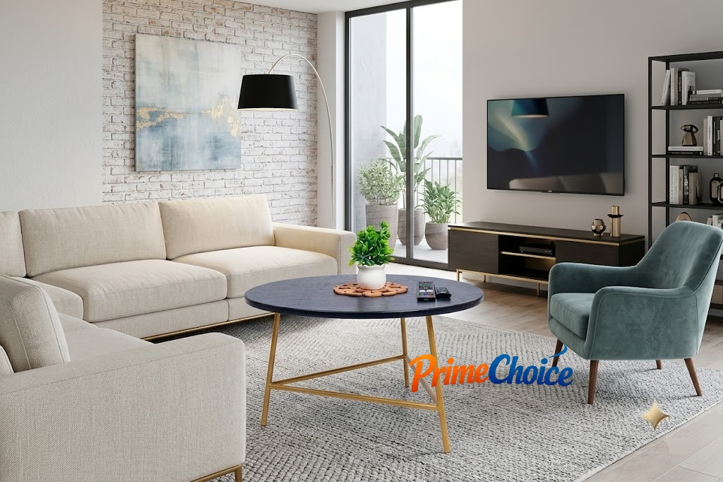 【PROMOTION!】  Round Nesting Coffee Table  with Marble effect High Quality Modern Bree Strong Nordic luxury Durable Classic Sitting Room Coffee 1 Round Table