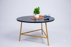 【PROMOTION!】  Round Nesting Coffee Table  with Marble effect High Quality Modern Bree Strong Nordic luxury Durable Classic Sitting Room Coffee 1 Round Table
