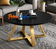 Round Nesting Coffee Table  with Marble effect High Quality Modern Bree Strong Nordic Metallic Stand luxury Durable Classic Sitting Room Coffee 1 Round Table