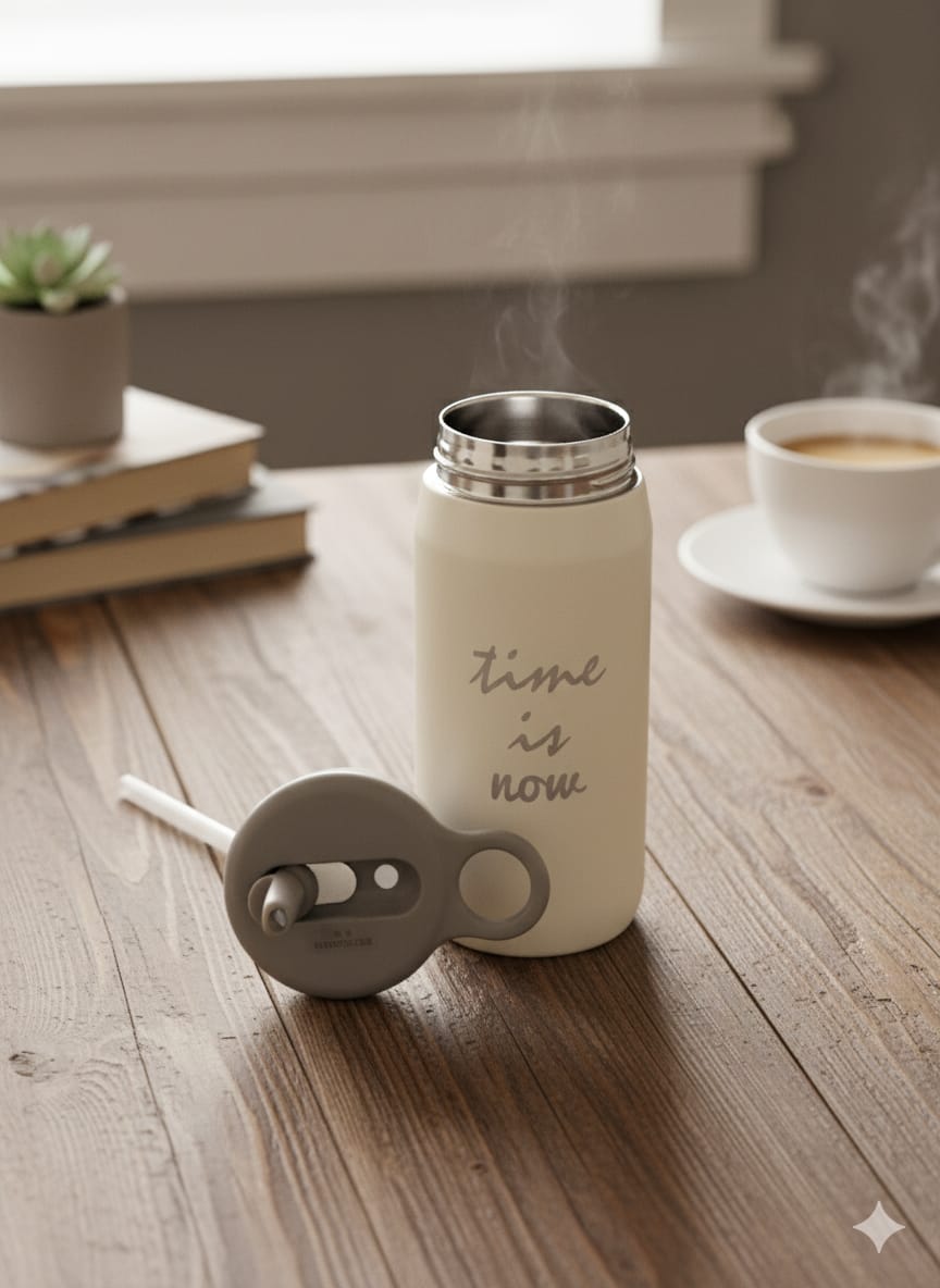Happy Baby Insulated Portable Kitchen Baby Flask with Silicon Spout – 350ml Capacity for Keeping Milk, Food, or Drinks at Perfect Temperature On-the-Go