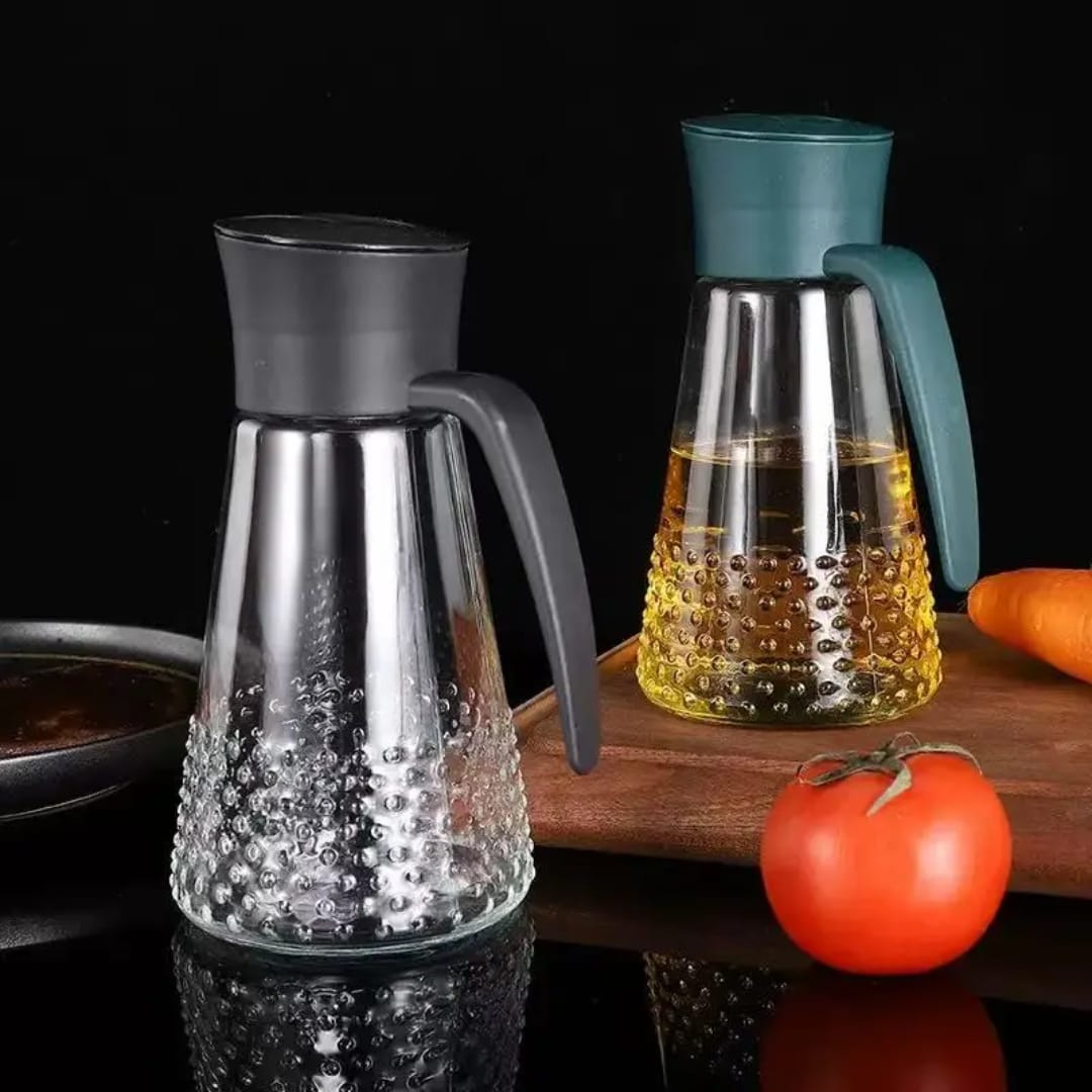 630ml Oil Dispenser Bottle for Kitchen, Refillable Cooking Oil Container for Convenient Pouring and Everyday Food Preparation, Practical Kitchen Accessory for Storing and Dispensing Cooking Oil