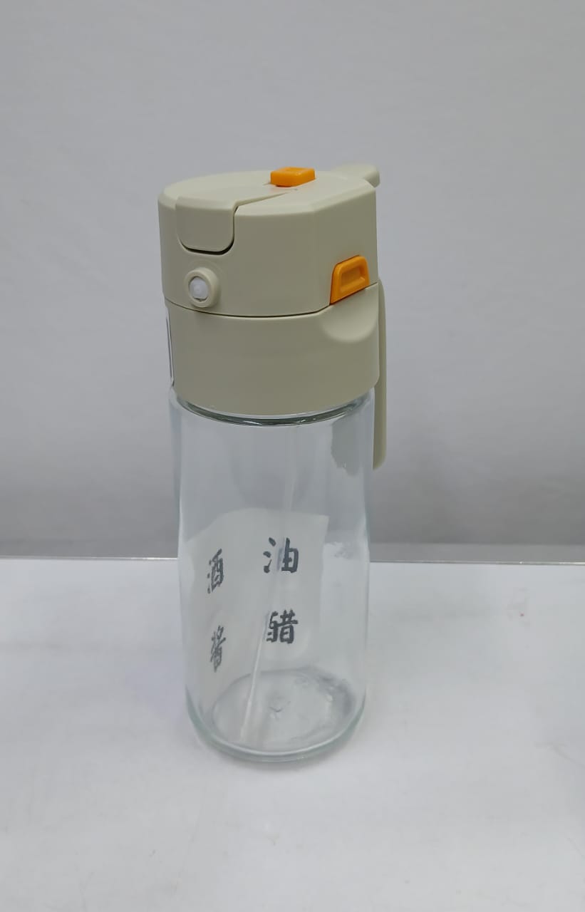 600ml Dual Oil Dispenser and Sprayer, Refillable Cooking Oil Bottle for Pouring and Spraying, Multipurpose Kitchen Accessory for Food Preparation, Cooking, Baking and Salad Dressing