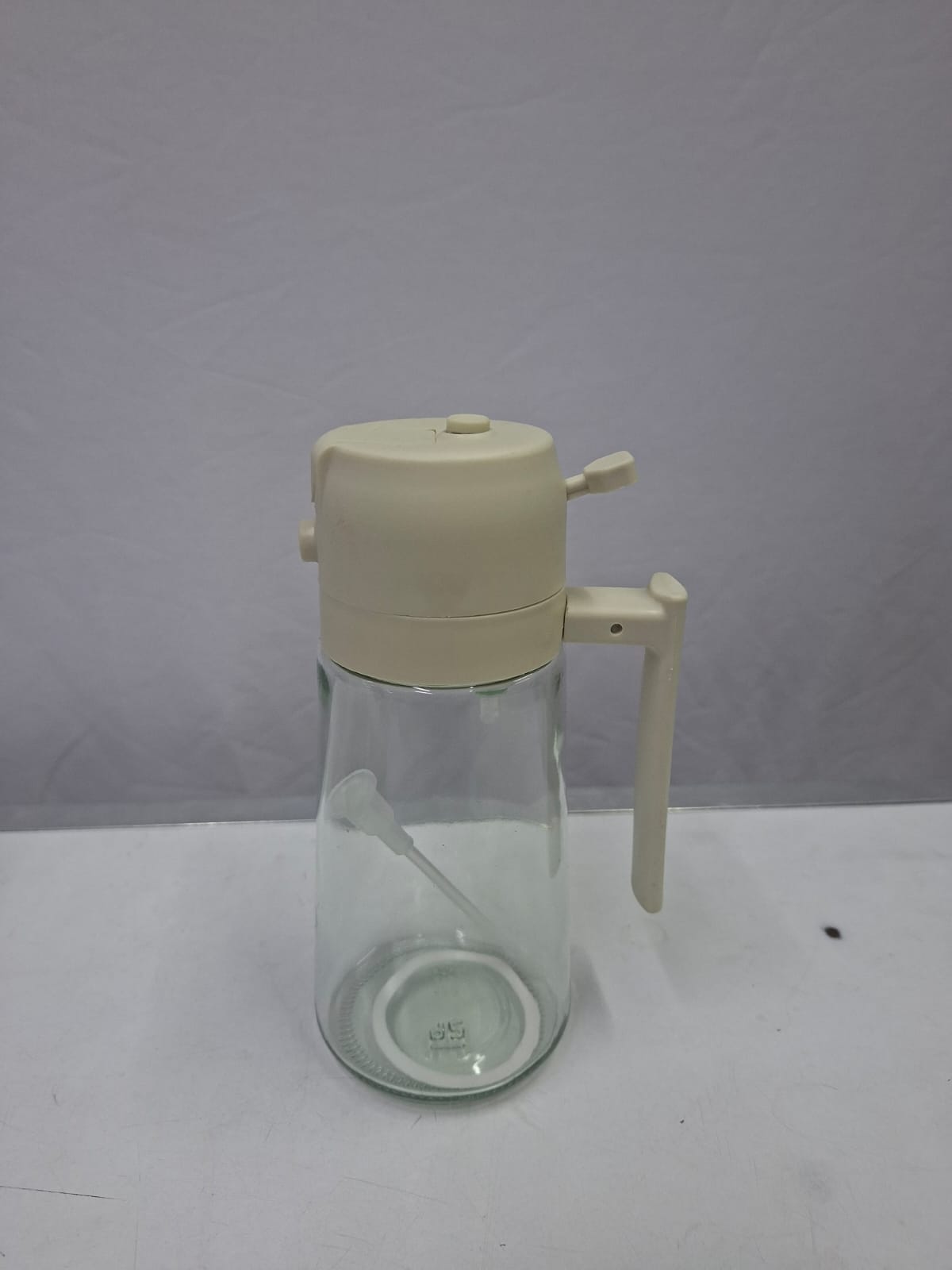 470ml Dual Oil Dispenser and Sprayer, Refillable Cooking Oil Bottle for Pouring and Spraying, Multipurpose Kitchen Accessory for Food Preparation, Cooking, Baking and Salad Dressing