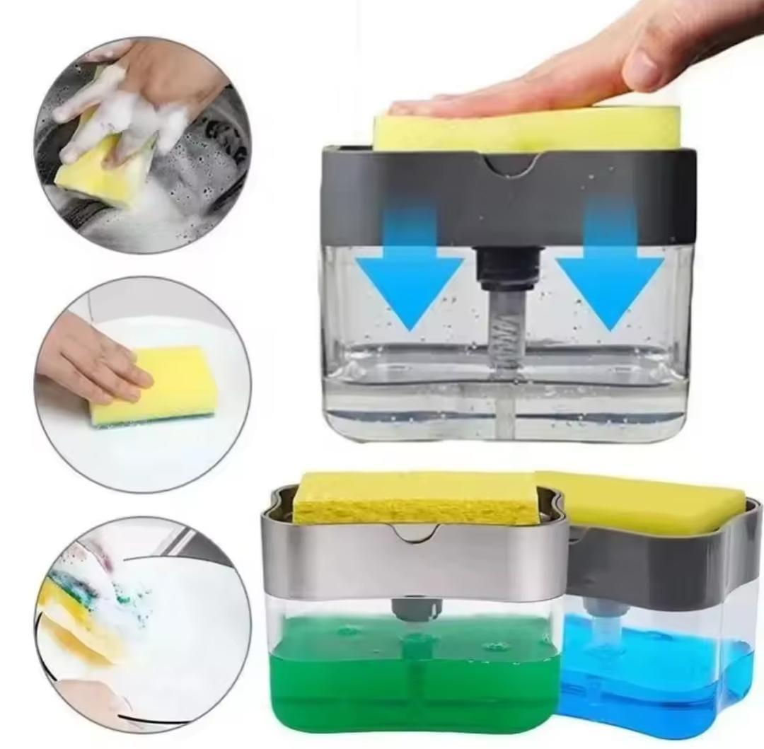 Liquid Detergent Kitchen Soap Pump Dispenser – Compact Dishwashing Liquid Pump for Kitchen Sink, Convenient Soap Dispenser for Washing Plates, Cups and Utensils, Practical Kitchen Cleaning Accessory