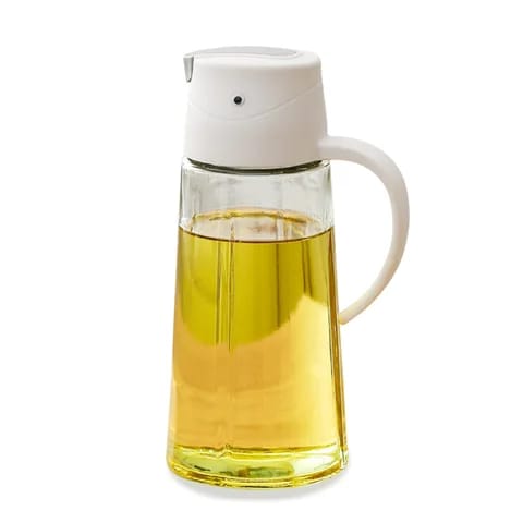 650ml Oil Can Dispenser, Refillable Cooking Oil Container for Convenient Pouring and Everyday Food Preparation, Practical Kitchen Accessory for Storing and Dispensing Cooking Oil