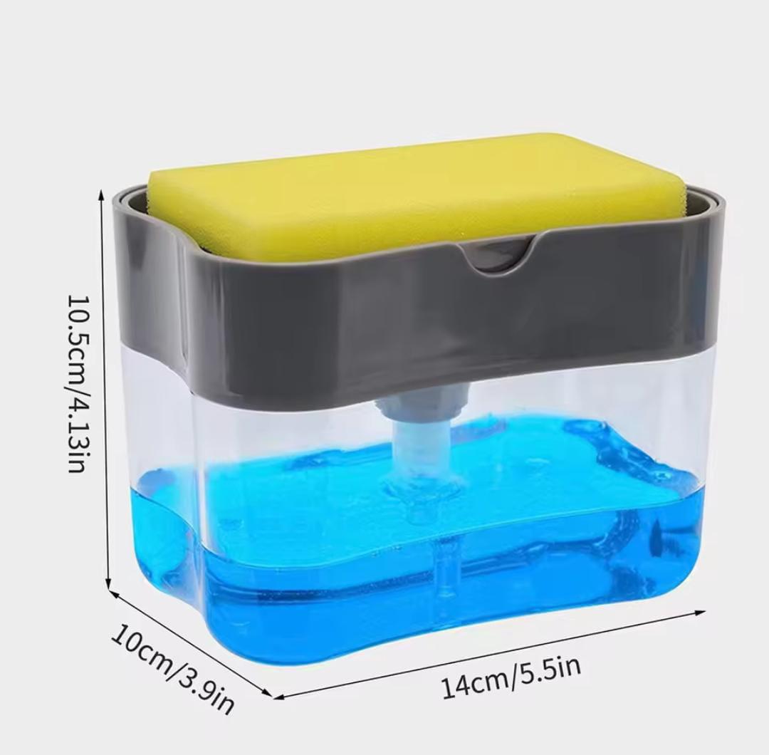 Liquid Detergent Kitchen Soap Pump Dispenser – Compact Dishwashing Liquid Pump for Kitchen Sink, Convenient Soap Dispenser for Washing Plates, Cups and Utensils, Practical Kitchen Cleaning Accessory