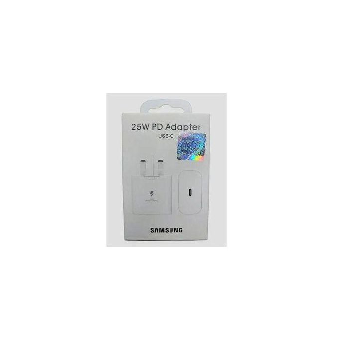 FLASH SALE OFFER  Samsung 25 Watts Fast Charger Adapter for Galaxy A17,A16,A07,A06,A26,A15,A25,A05,A05S,A06,S23FE With Type C Output