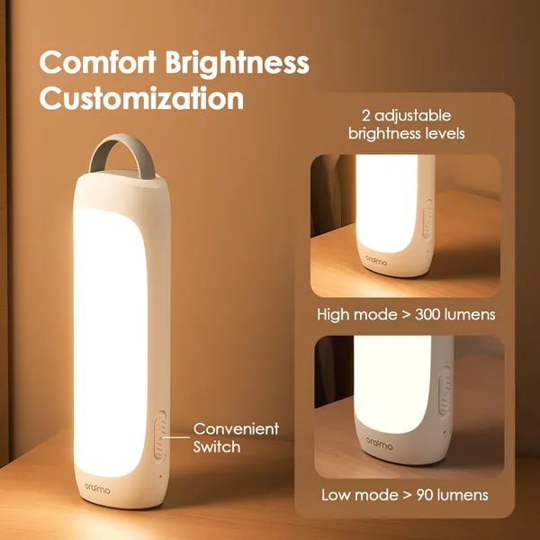 oraimo LumiGo 300 Lumens Emergency Light 2PCs Set