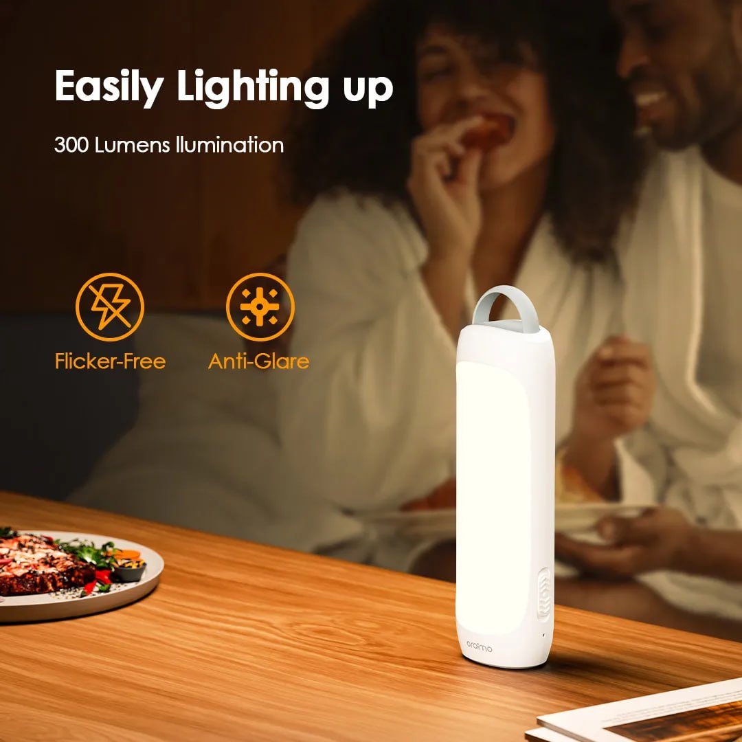 oraimo LumiGo 300 Lumens Emergency Light 2PCs Set