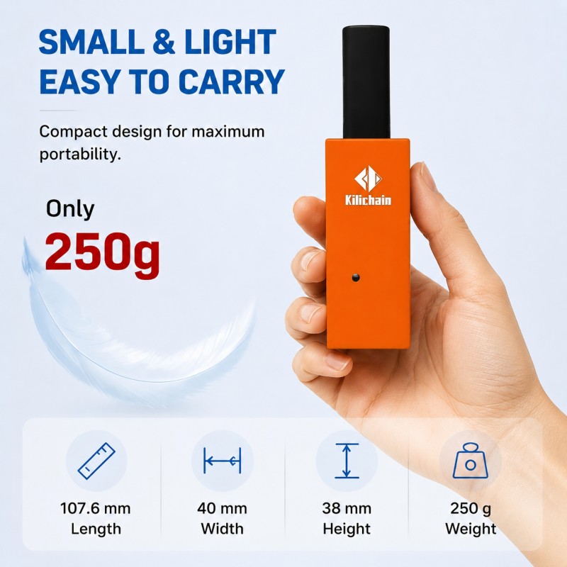 Handheld GNSS receiver for RTK centimeter milimeter measurement land surveying engineering surveying Focux 3 GNSS RTK Receiver unit, rover receiver unit. CORS rover receiver unit.